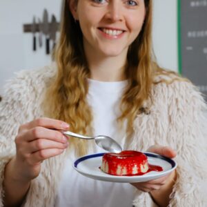 vegan griesmeelpudding met fruit recept