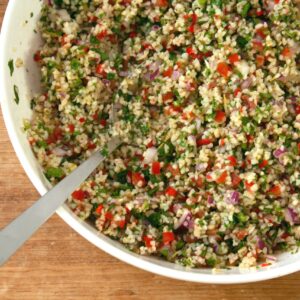 tabouleh frisse salade met peterselie en citroen