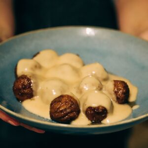 recept voor vegan saus voor bij de plantaardige Ikea balletjes