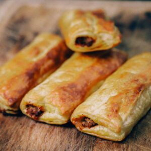 recept voor vegan saucijzenbroodjes